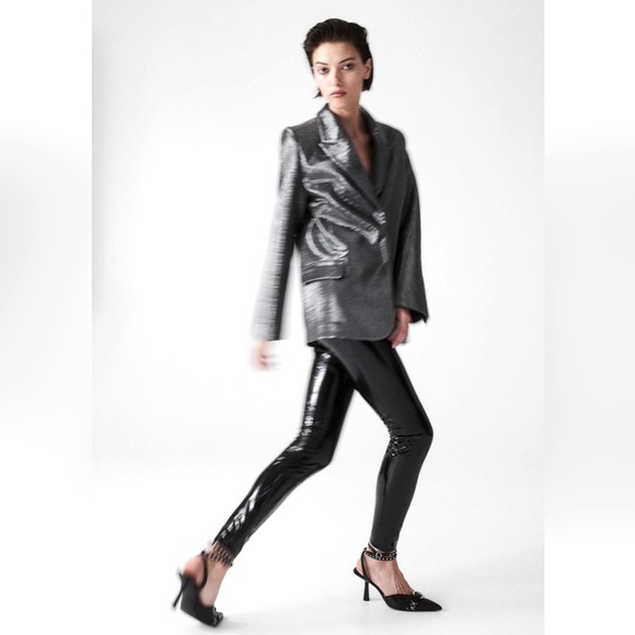 H&M SHIMMERING BLAZER - Picture 3 of 7